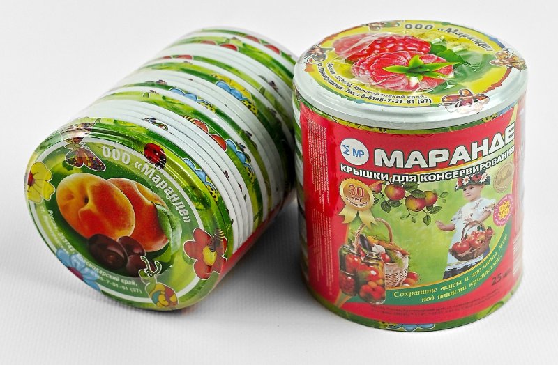 Крышки металлические СКО 1-82 для консервирования
