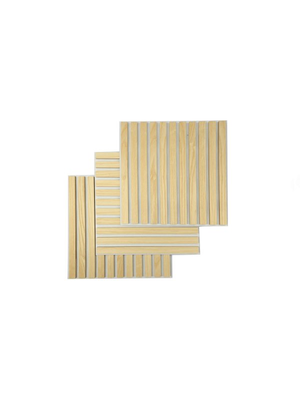 Панели «Квадрат» – Ясень, (комплект 4 шт.)