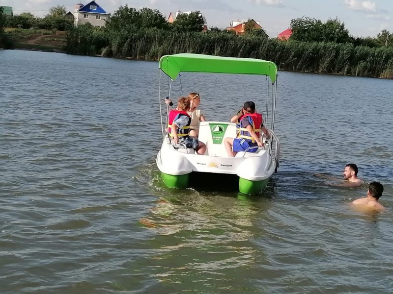 Водный велосипед Катамаран