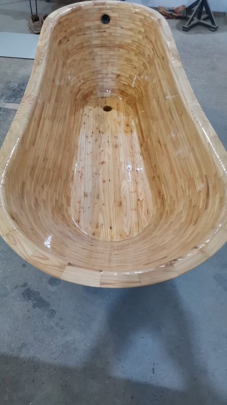 Ванны и раковины из дерева
