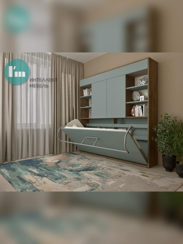 ШКАФ КРОВАТЬ С НАДСТРОЙКОЙ КОМБО 2