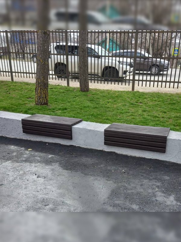 Настил из  полимерпесчаного композита