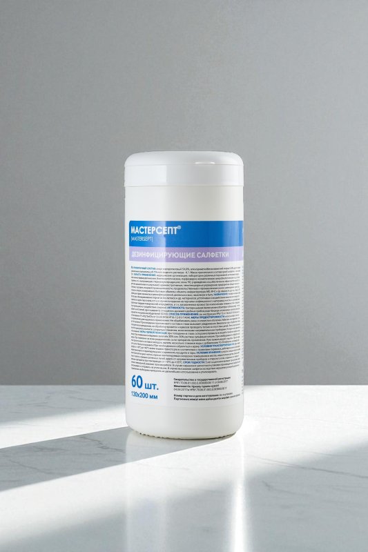 Мастерсепт® салфетки 60 шт (туба) -130х200 мм