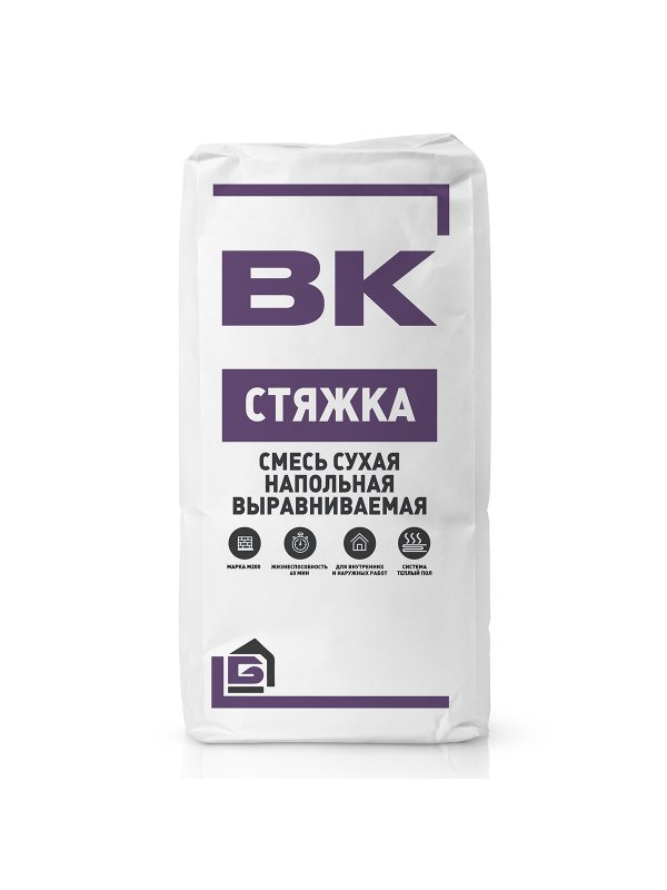 Стяжка цементная ВК-600, ГОСТ 31358-2019