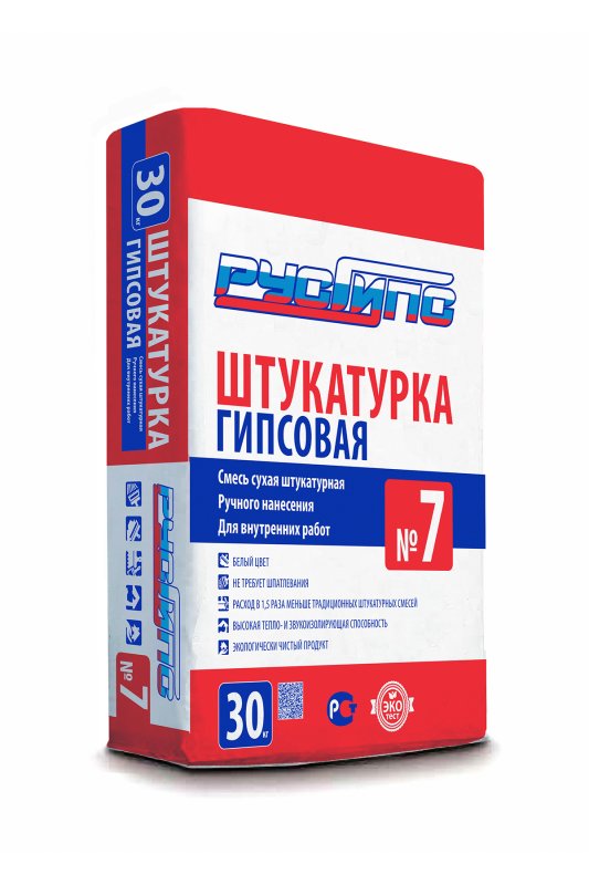 Штукатурка гипсовая ручного нанесения №7