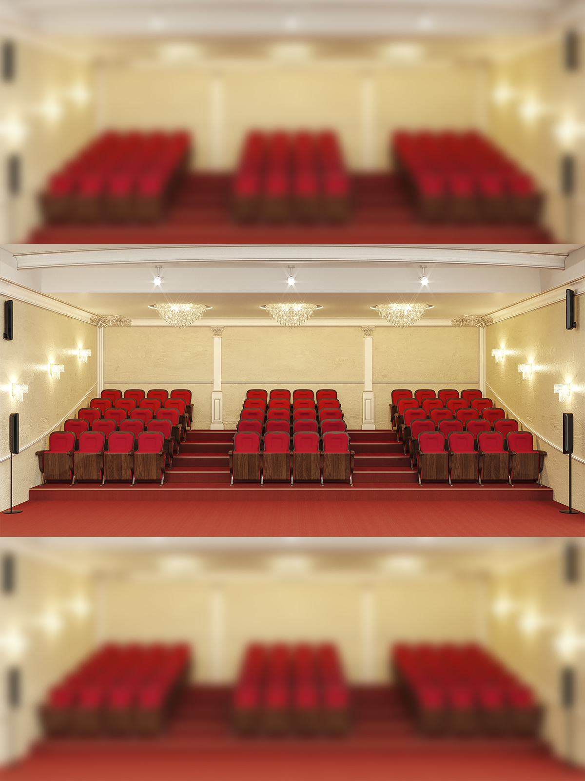 Кресла для актового зала, конференц залов, театров, кино-театров