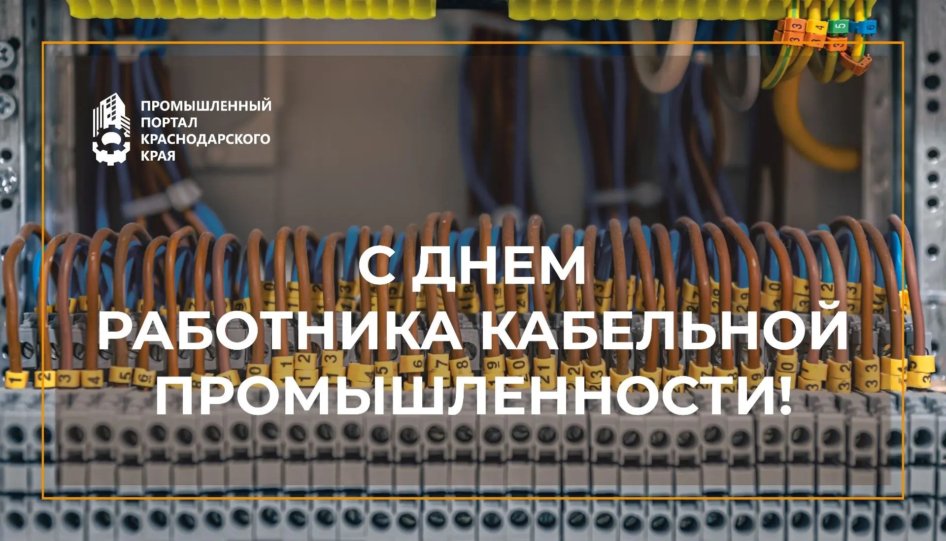 С ДНЕМ РАБОТНИКА КАБЕЛЬНОЙ ПРОМЫШЛЕННОСТИ!