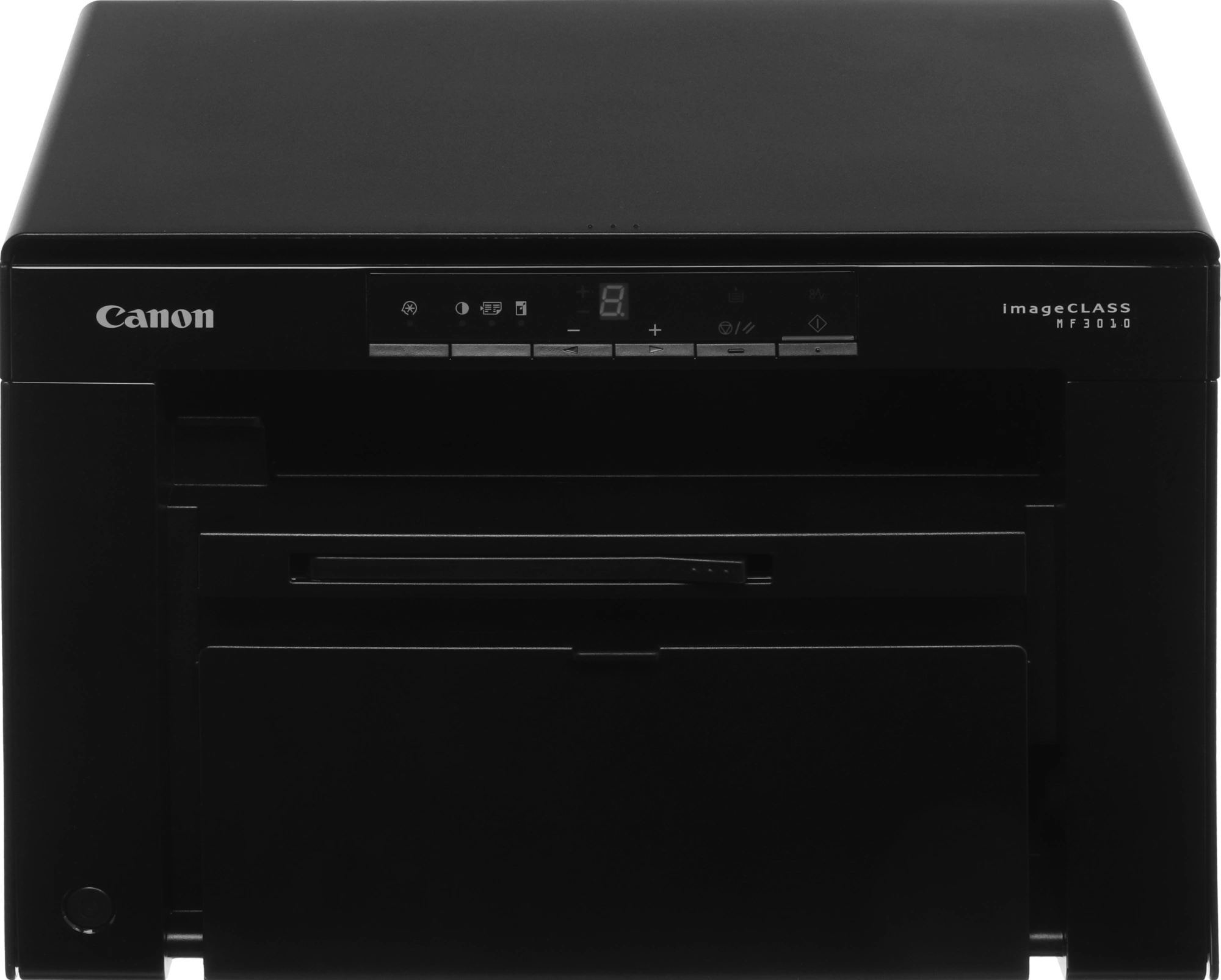 МФУ лазерное Canon imageCLASS MF3010 (5252B007/5252B008/5252B011), A4, ч/б, печ. 18 стр/мин., 1200 x 600 dpi (печать) 600x600dpi (сканер), USB 2.0