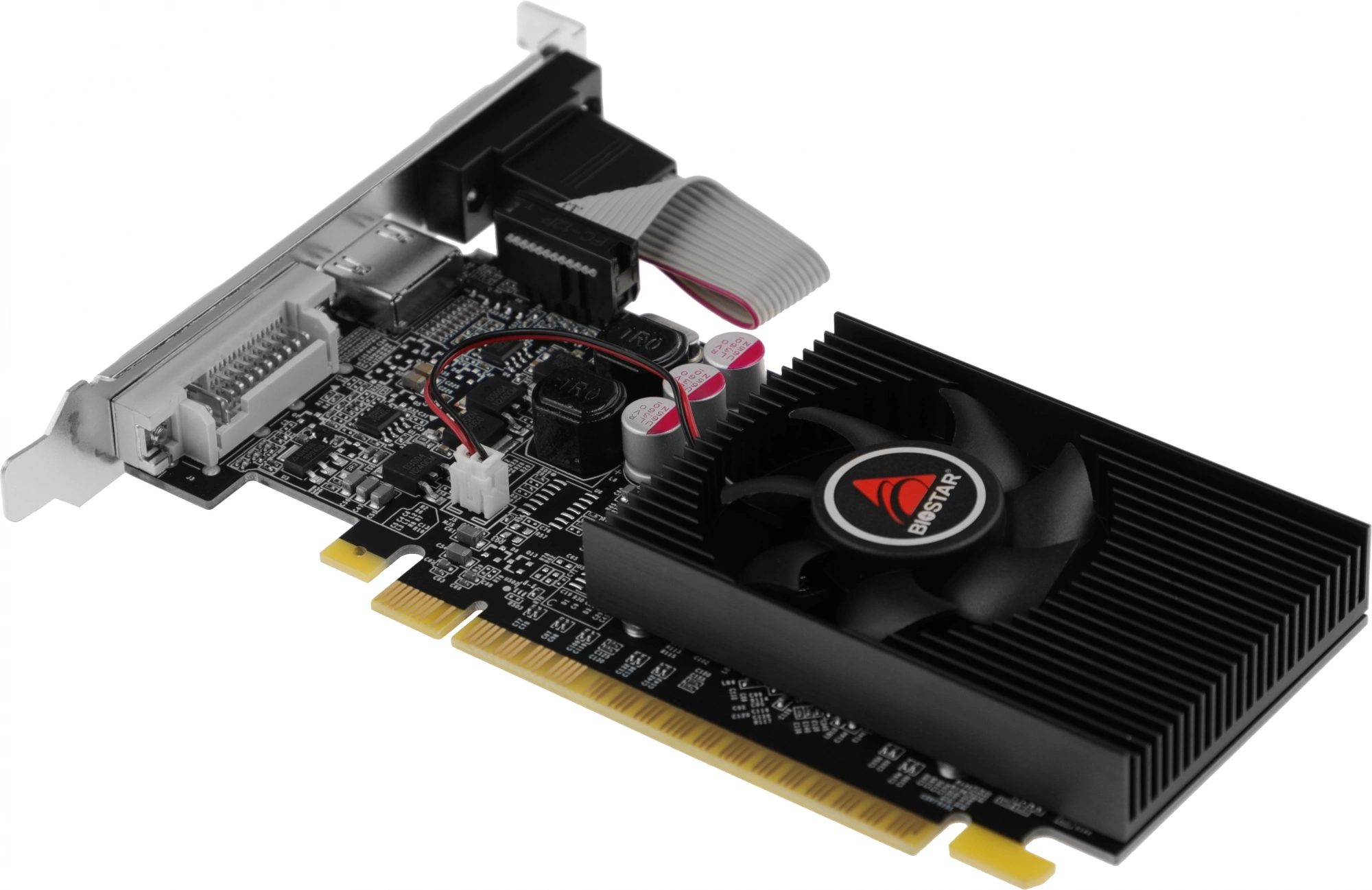Видеокарта Biostar GeForce GT 210, 1 GB DDR3, 64 bit, HDMI, DVI-I, VGA, GPU 589 MHz