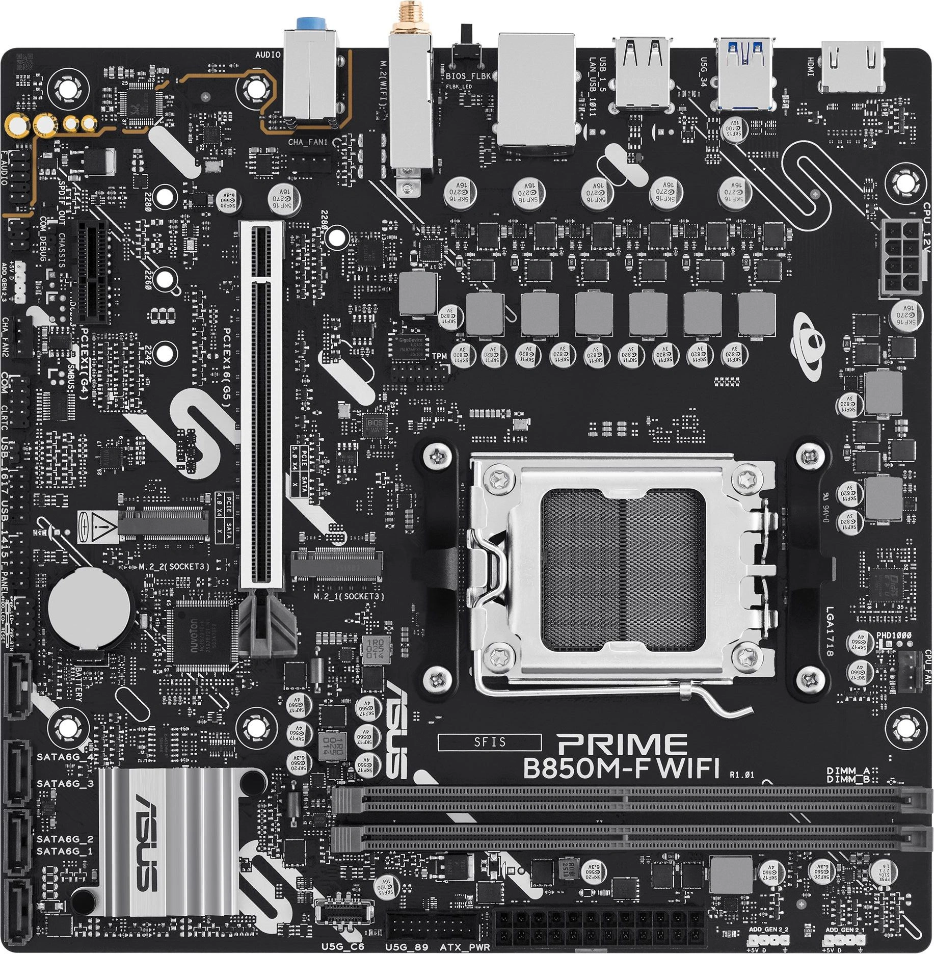 Видеокарта ASUS PRIME-RTX 5070-O12GRTX 5070,HDMIx1,DPx3,12G,D7; 90YV0M10-M0NA00