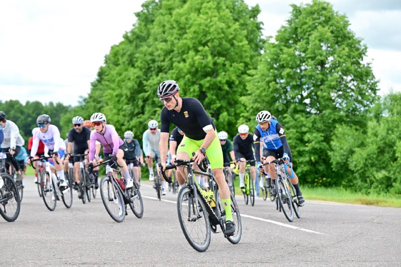 Дарья Пыркова на шоссейной GranFondo Бородино.