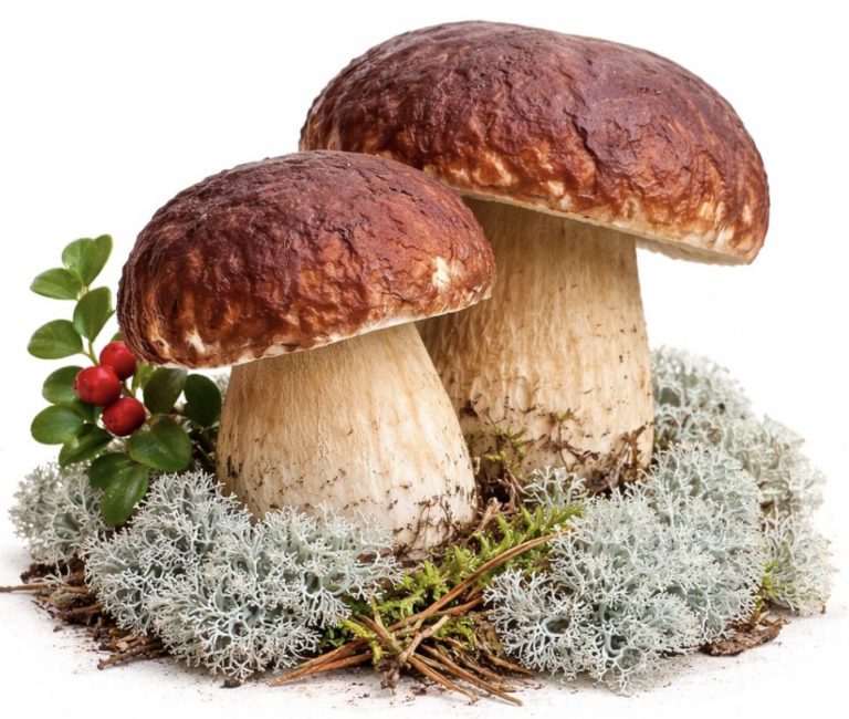 Белый гриб сосновый (Boletus pinophilus)