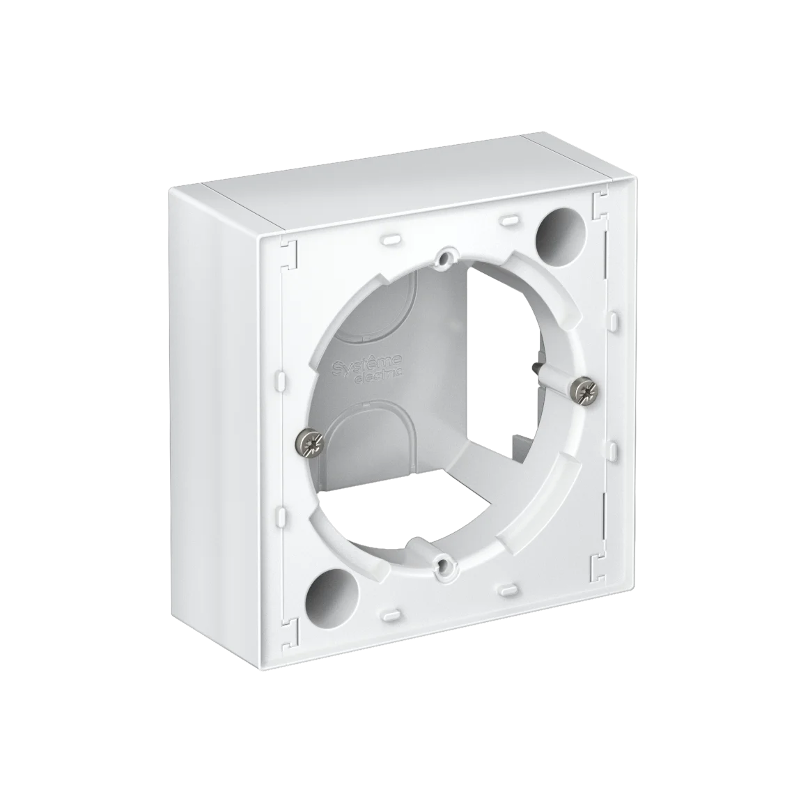 Коробка AtlasDesign для наружного монтажа, белый