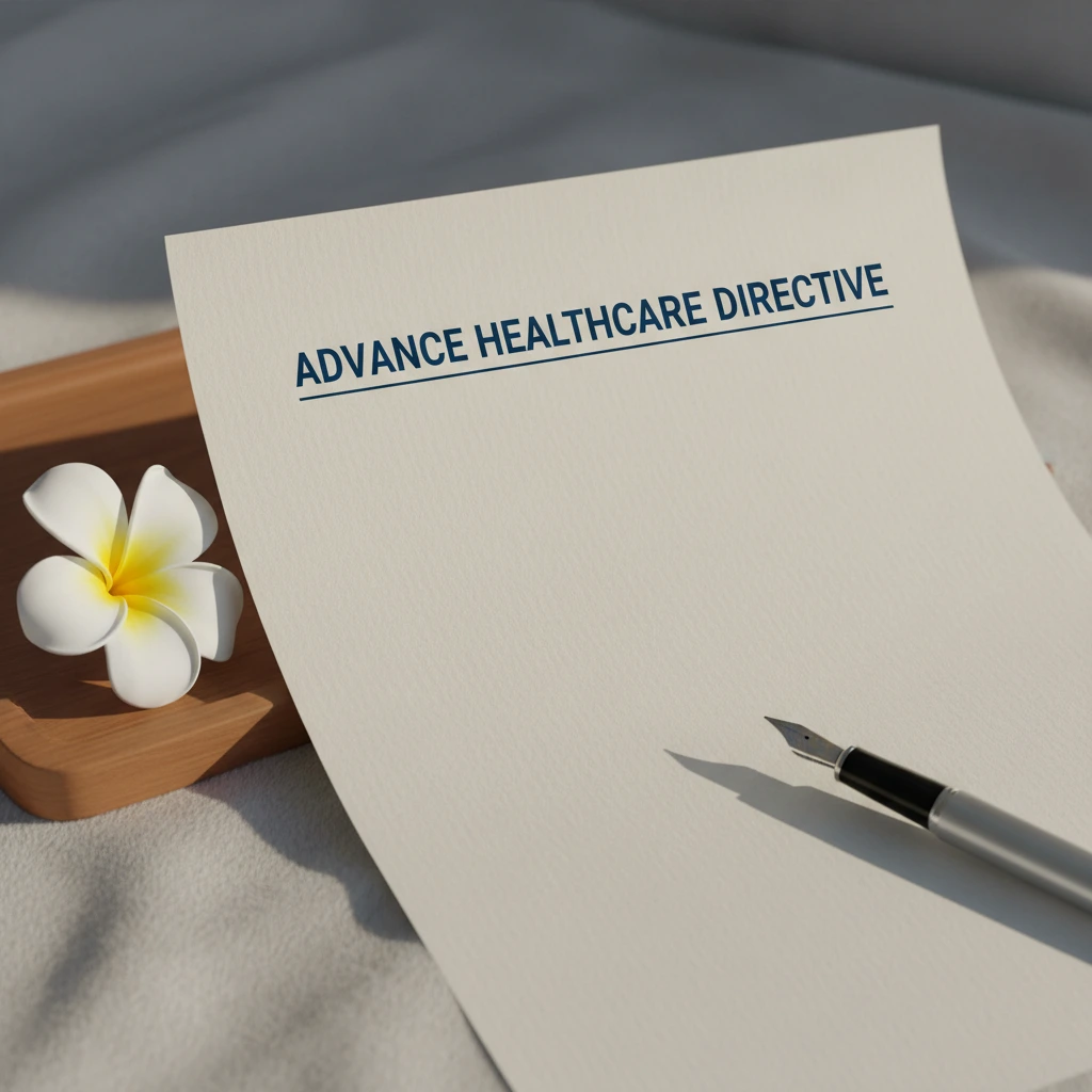 Advance Directive Template - Healthcare Wishes Document