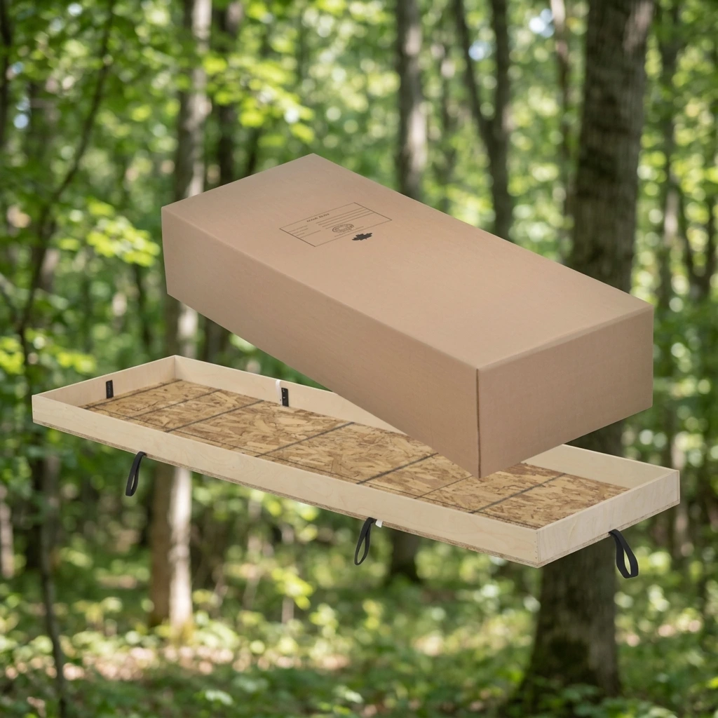 Oversize Wood/Cardboard Container