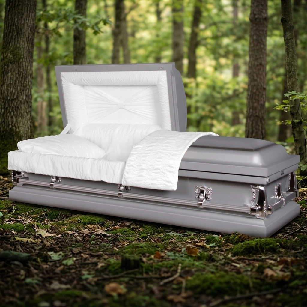 Payne Silver Metal Casket Payne Silver Metal Casket