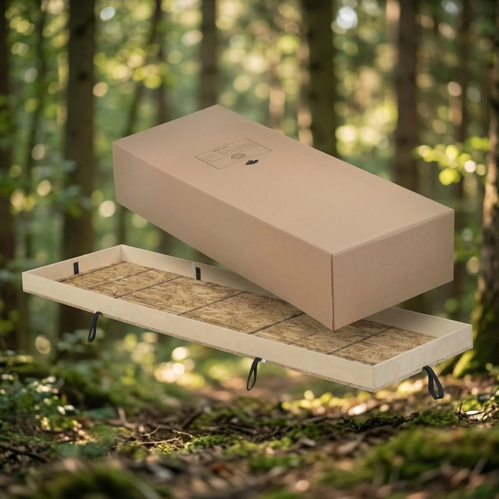 Wood/Cardboard Container
