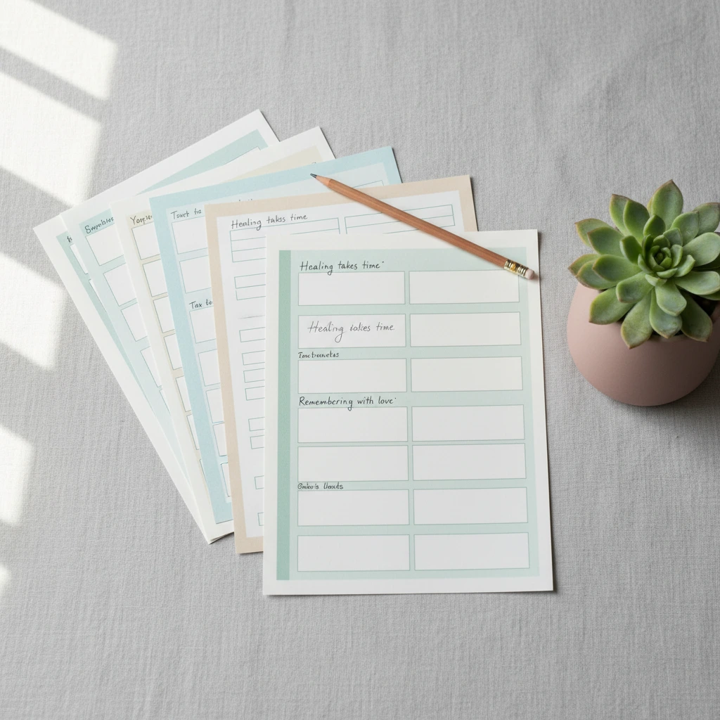 Grief Toolkit - 36 Therapeutic Worksheets