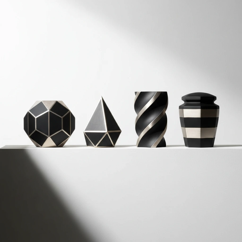 Geometric & Modern Art Urn