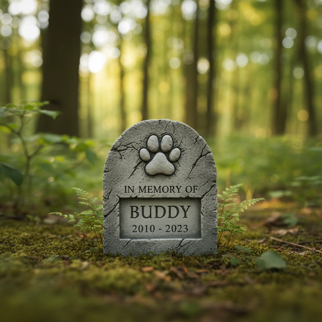 Custom Pet Grave Marker