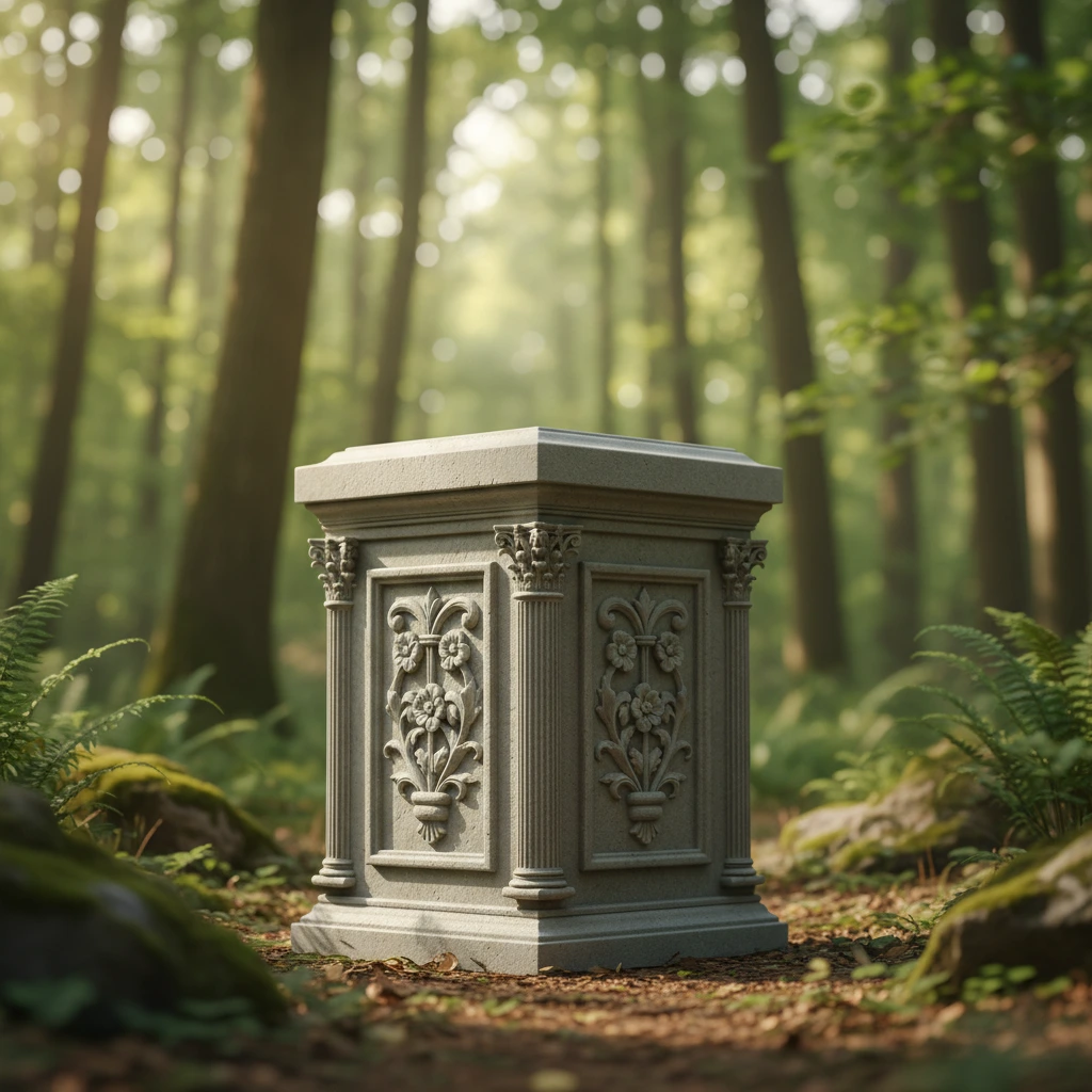 Decorative Outdoor Urn Vault