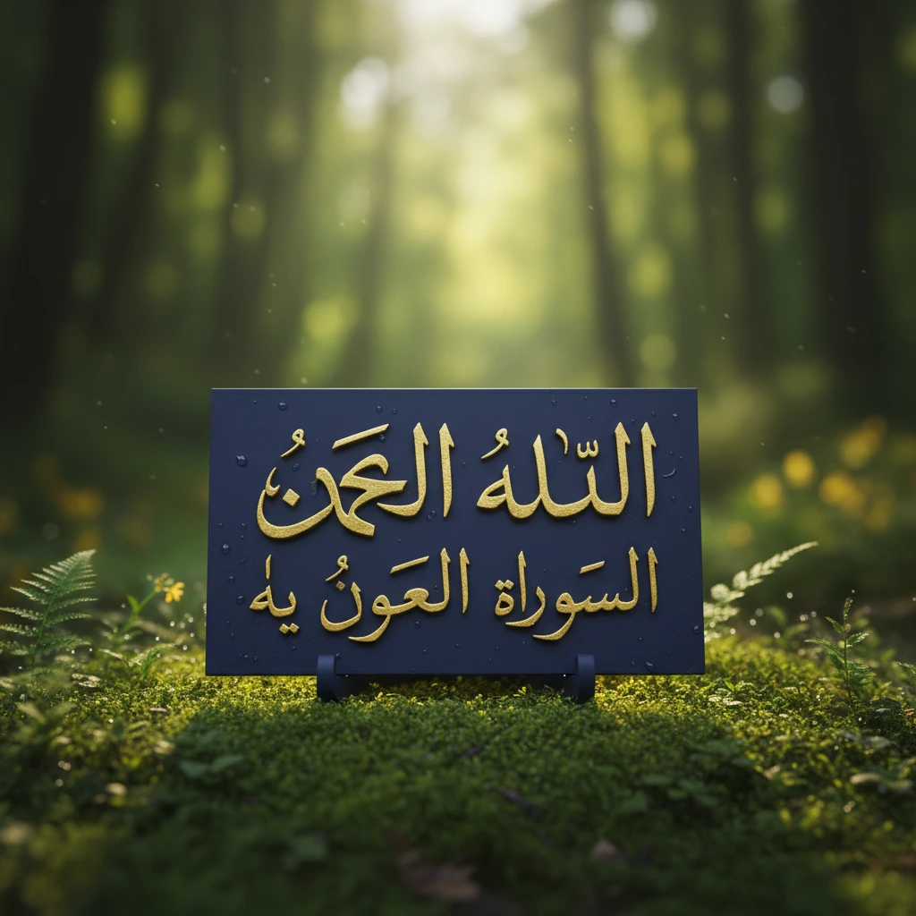 Memorial Calligraphy Plaque