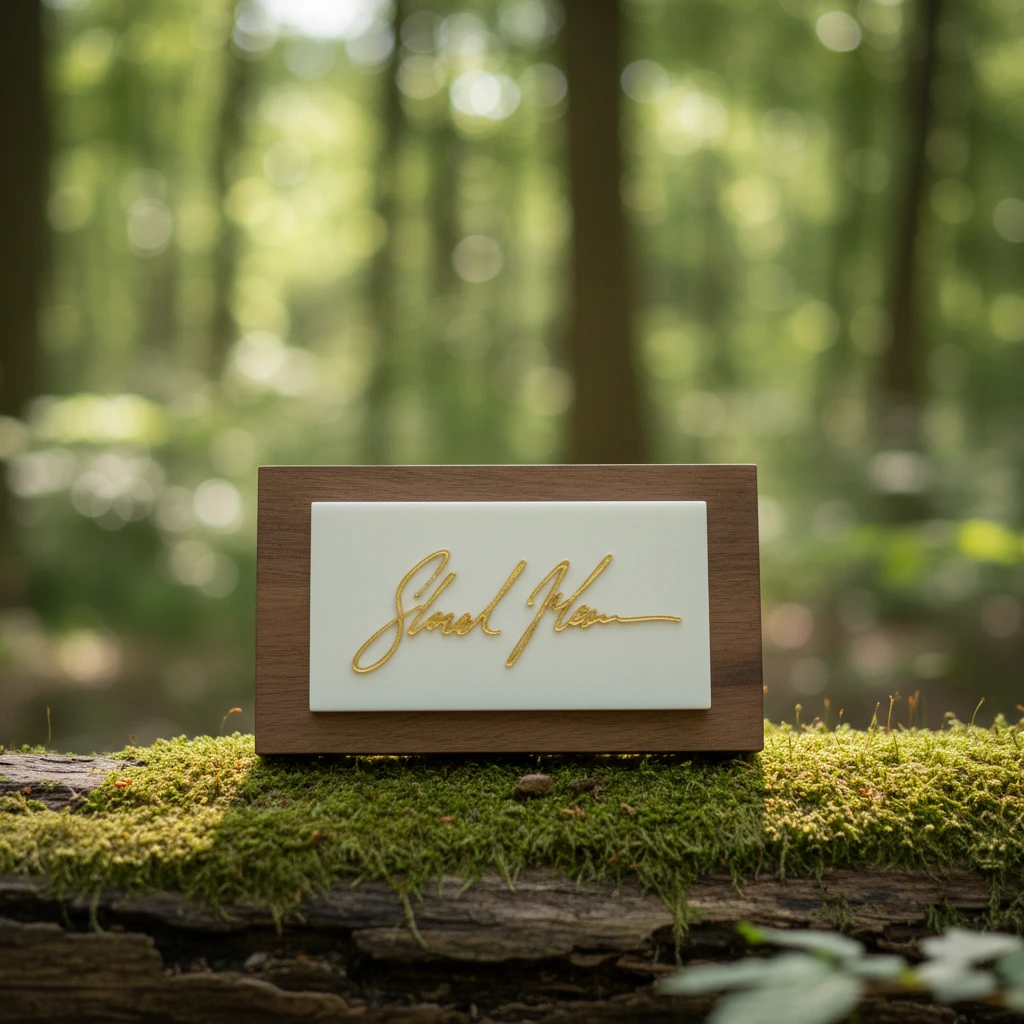 3D Printed Signature Memorial Art
