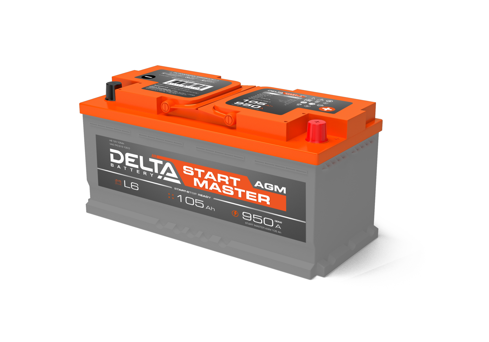Аккумуляторная батарея DELTA START MASTER 105 Ah AGM Аккумуляторная батарея DELTA START MASTER 105 Ah AGM