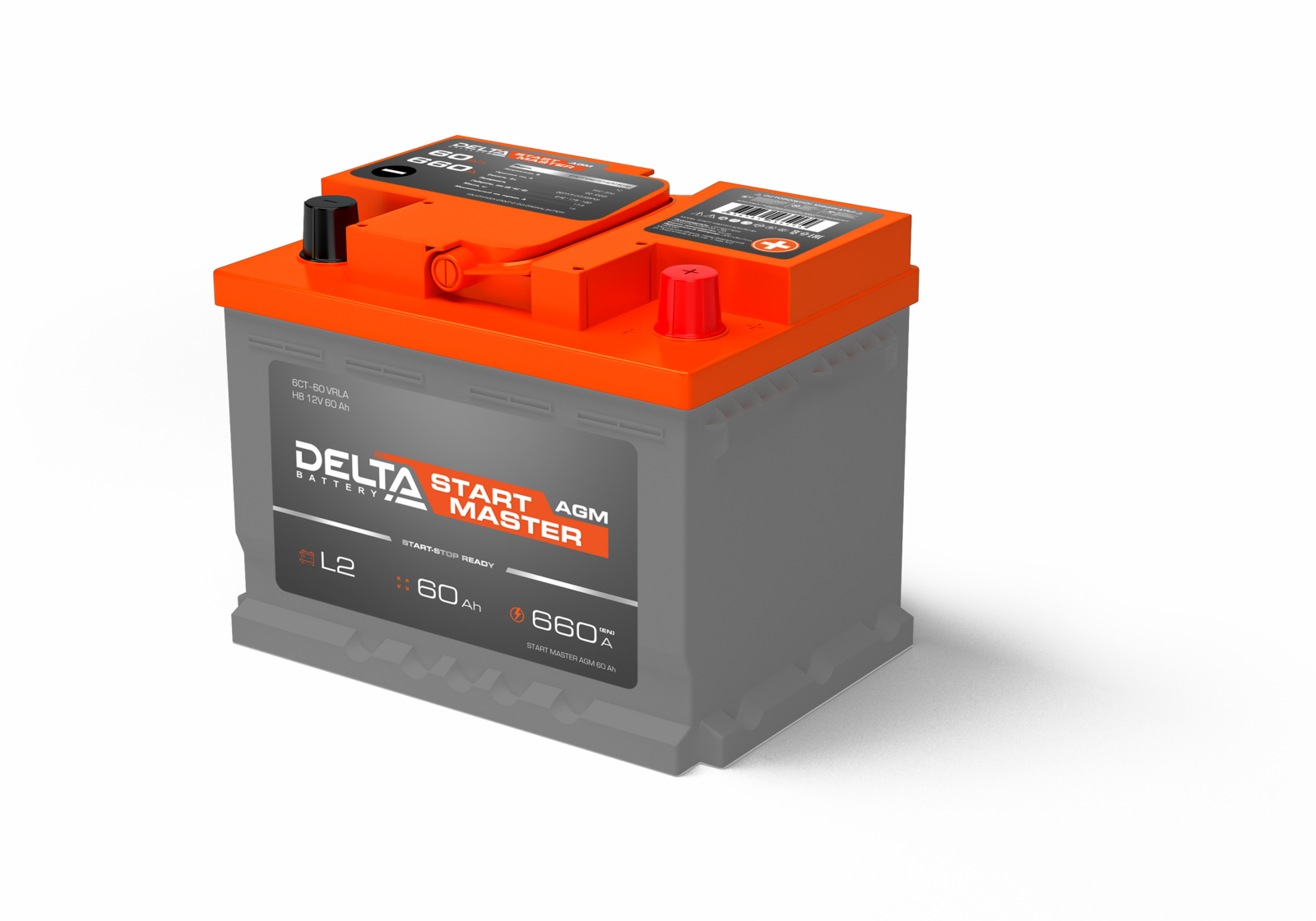 Аккумуляторная батарея DELTA START MASTER 60 Ah AGM