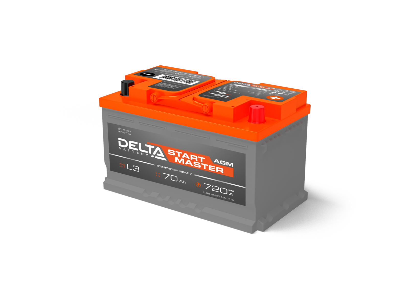 Аккумуляторная батарея DELTA START MASTER 70 Ah AGM