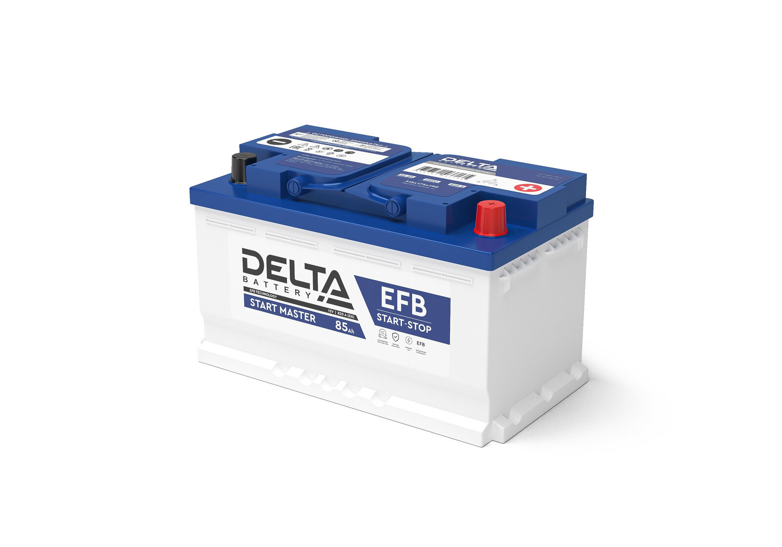 Аккумуляторная батарея DELTA START MASTER 85 Ah EFB
