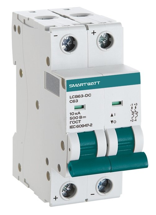 Автоматический выключатель SMARTWATT PDE LCB63H-DC-C1/2