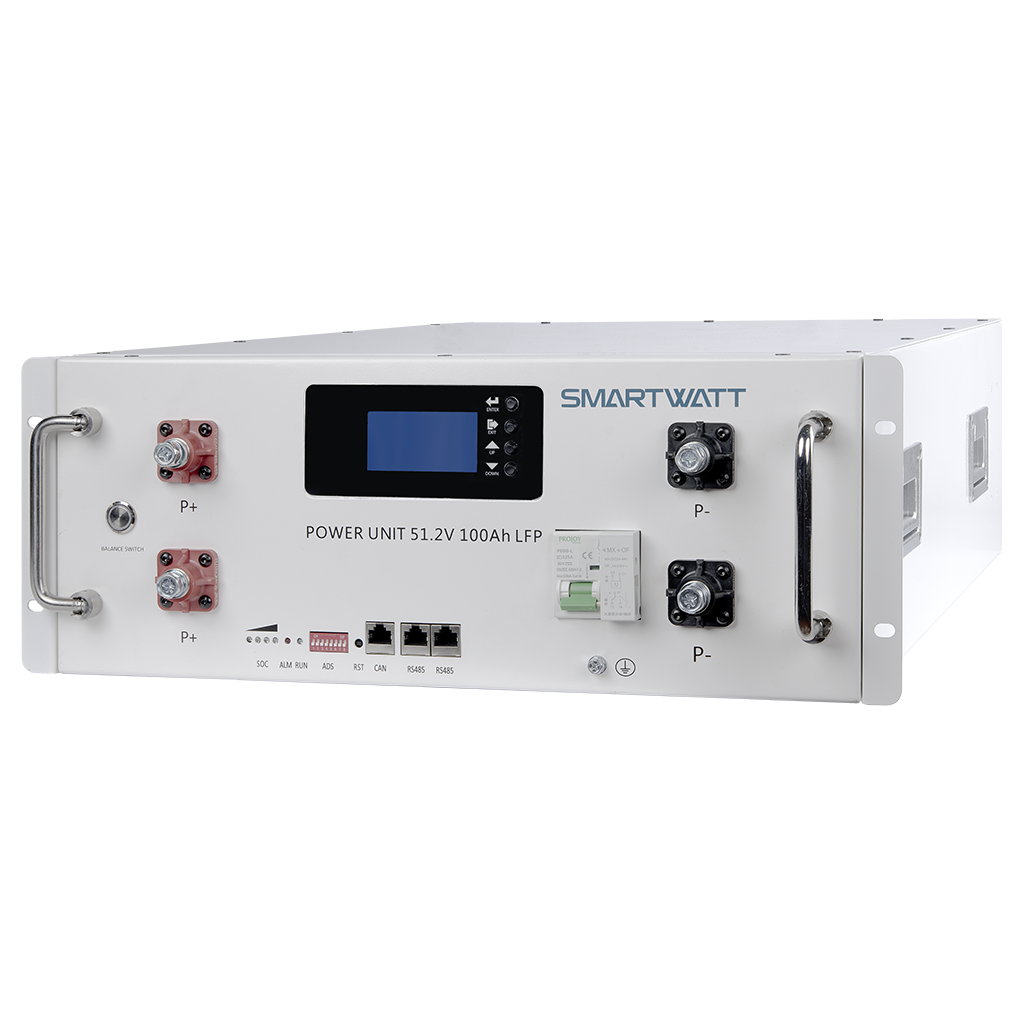 Литиевый накопитель SMARTWATT POWER UNIT 51.2-100 LFP 16S1PA W