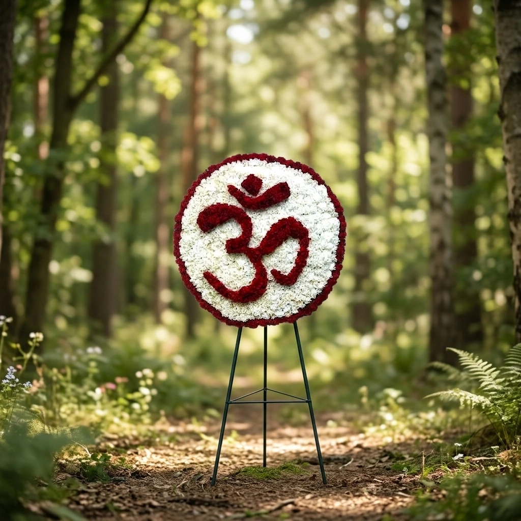 Om Wreath Flower