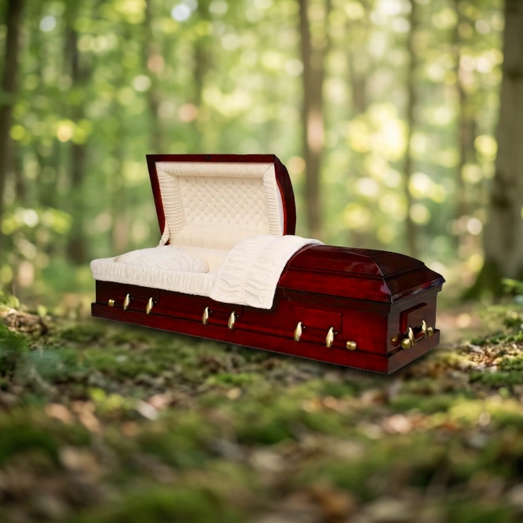 Prestige Mahogany Wood Casket