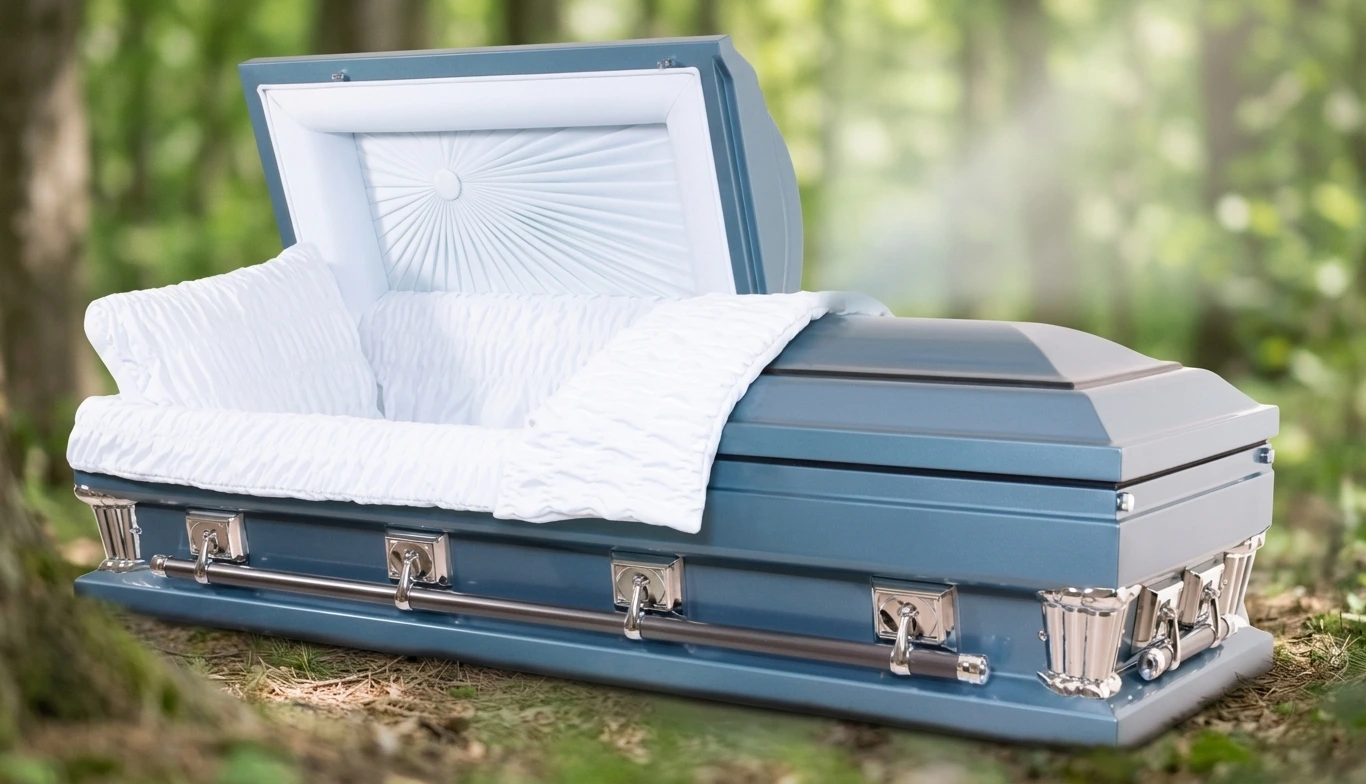 Regal Blue Casket