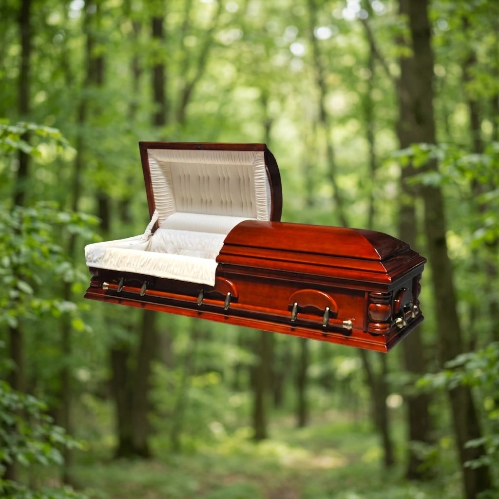 Supreme Legacy Cherry Wood Casket