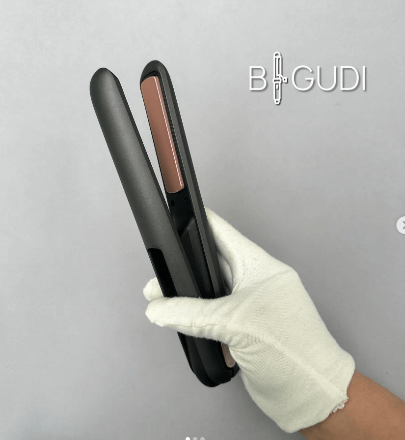 Беспроводной портативный выпрямитель для волос цвет черный