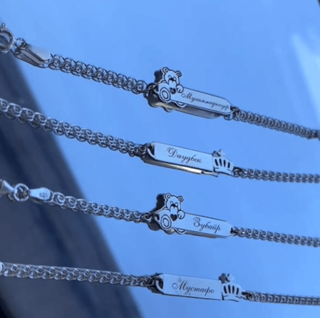 Детские браслеты из чистого серебра 925 пробы  — Очень качественные изделия — Ручная работа — Ценный и уникальный подарок — Вечная гарантия — Быстрая доставка