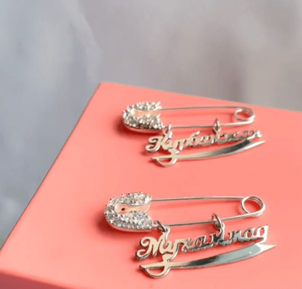 ИМЕННЫЕ БУЛАВКИ • из чистого серебра 925пробы