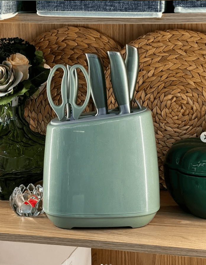 Ножи 5в1 цвет оливковый