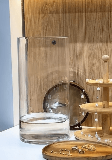 Большая ваза стеклянная