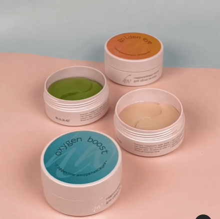 Гидрогелевые патчи антистресс с зеленым чаем и алоэ  с эффектом миорелаксации