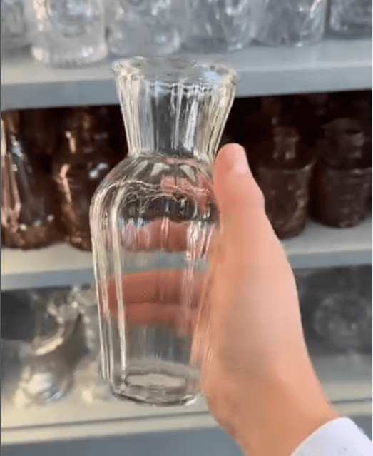 Мини ваза прозрачный