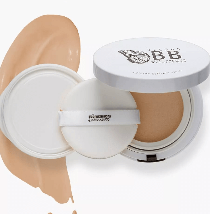 BB—крем в кушоне — компактный и удобный помощник жирной кожи в течении всего дня.