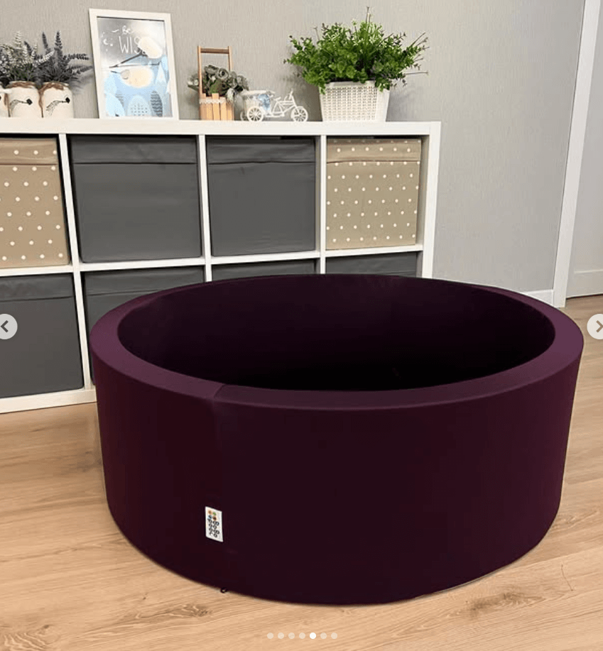 Сухой бассейн с 200 шариками цвет фиолетово-коричневый