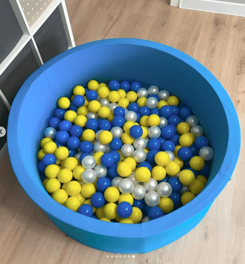 Сухой бассейн с 200 шариками цвет синий