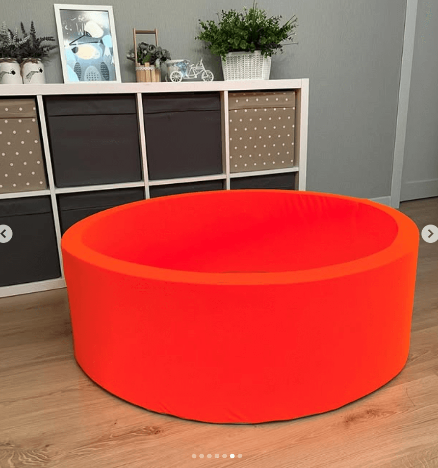 Сухой бассейн с 200 шариками цвет красный