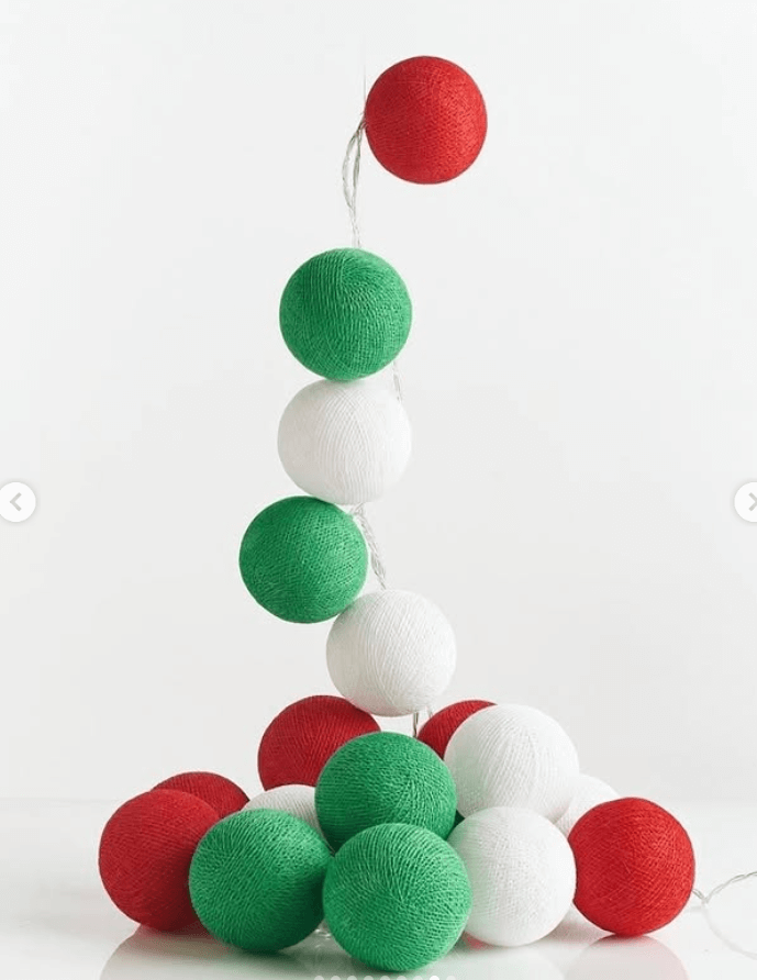 Тайские фонарики ручной работы цвета красный\белый\зеленый