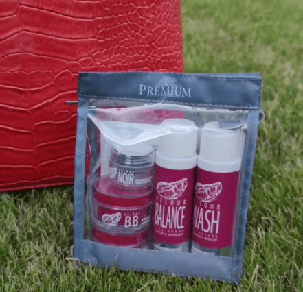 Дорожный набор для жирной кожи Lady's Travel Set «Velour»